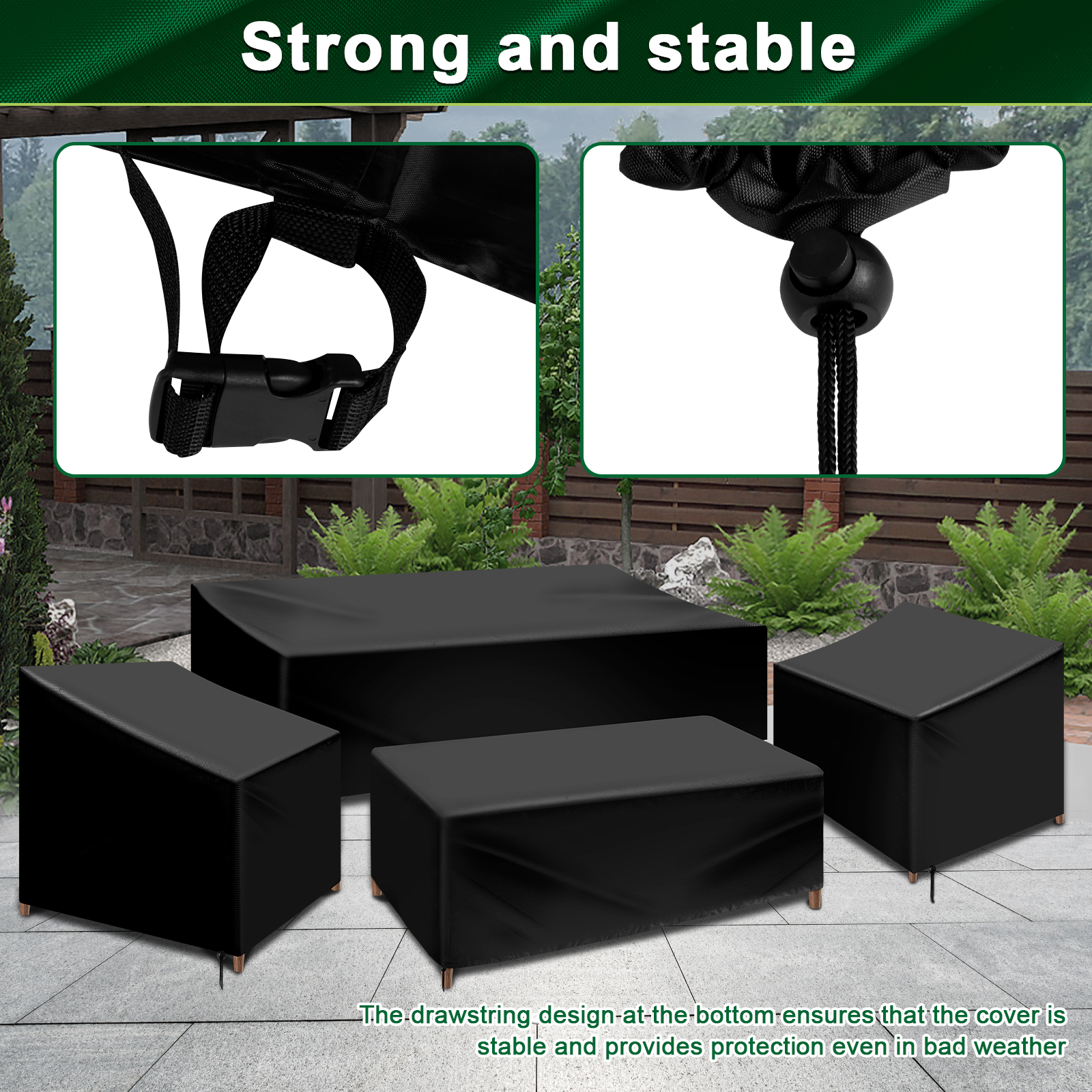 4Pcs Patio Furniture Cover Set - Outdoor Furniture Manufacturer ulasan dan harga