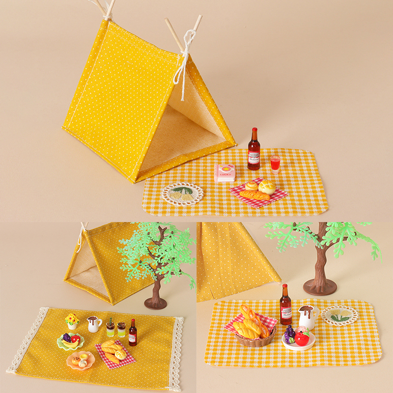 DIY Miniature Camping Tent Set - Outdoor Furniture Diy ulasan dan harga