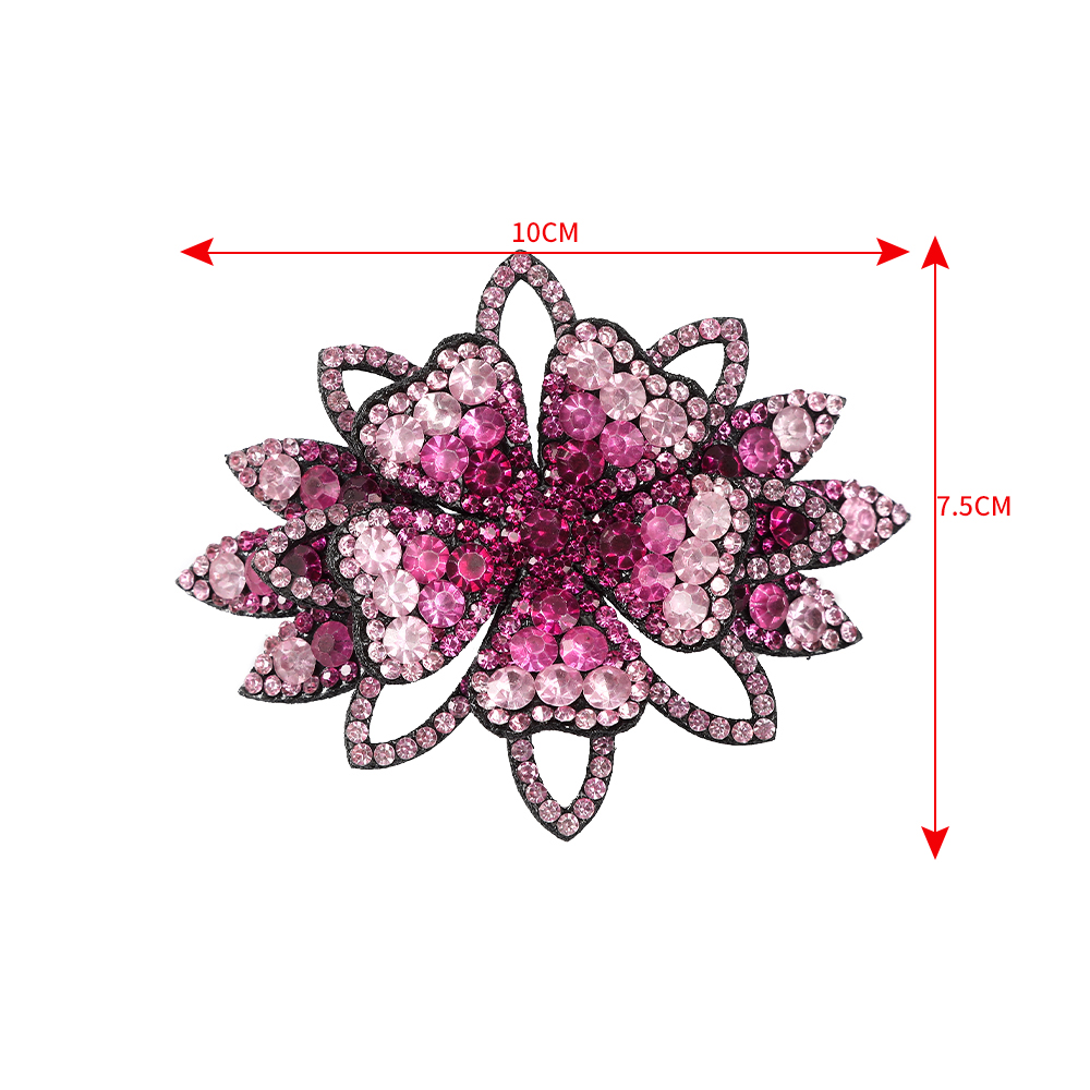 AWAYTR Crystal Flower Barrette - Outdoor Furniture Decor ulasan dan harga