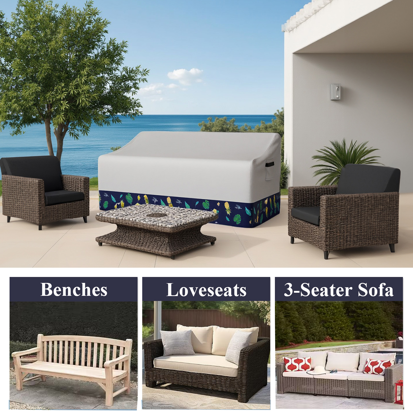 Outdoor Sofa Cover Waterproof  - Outdoor Furniture Manufacturer ulasan dan harga