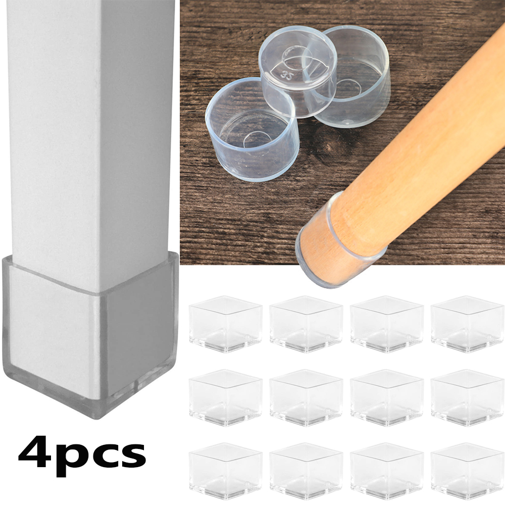 4pcs/set Chair Table Foot Caps - Outdoor Furniture Leg Protectors ulasan dan harga
